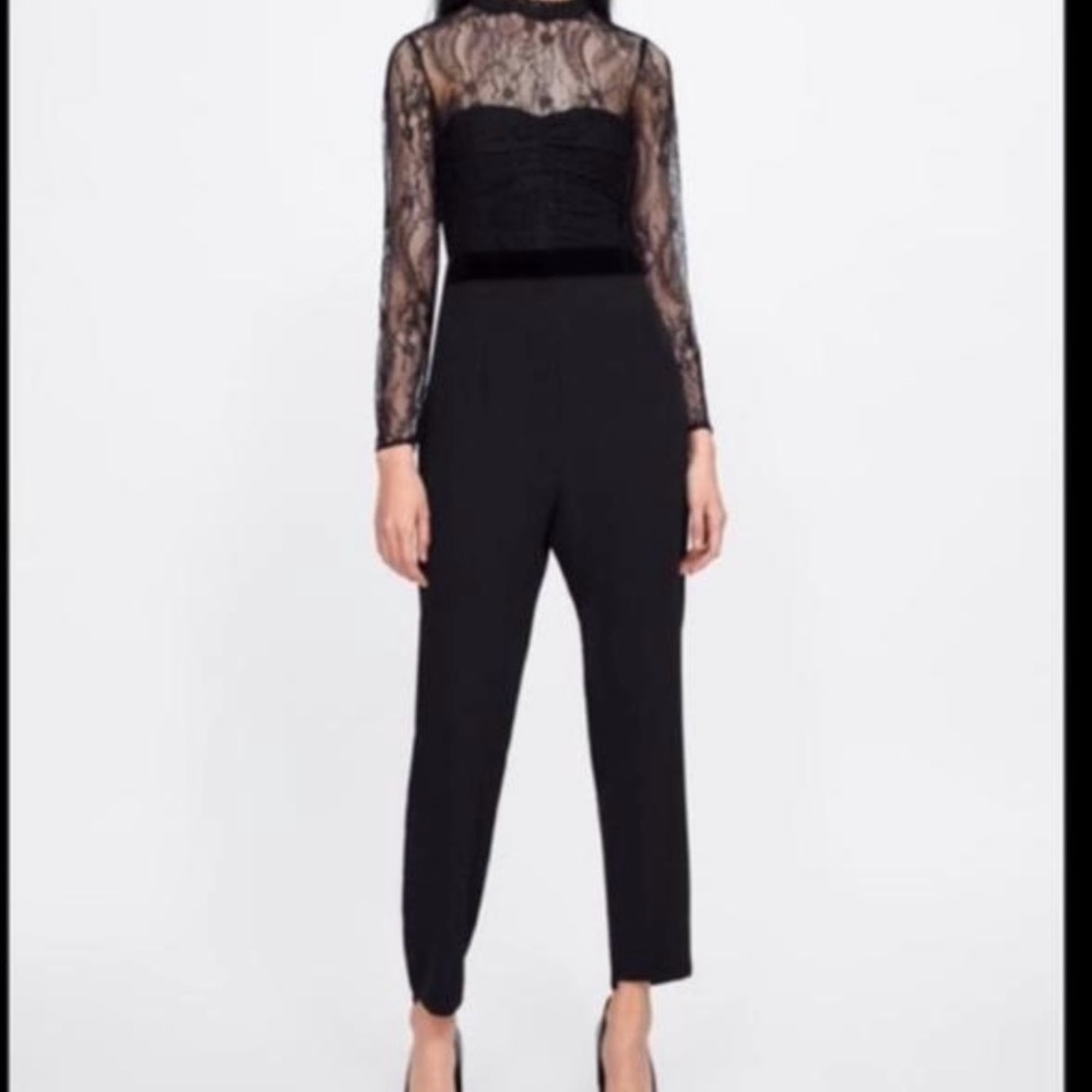Zara lace jumpsuit